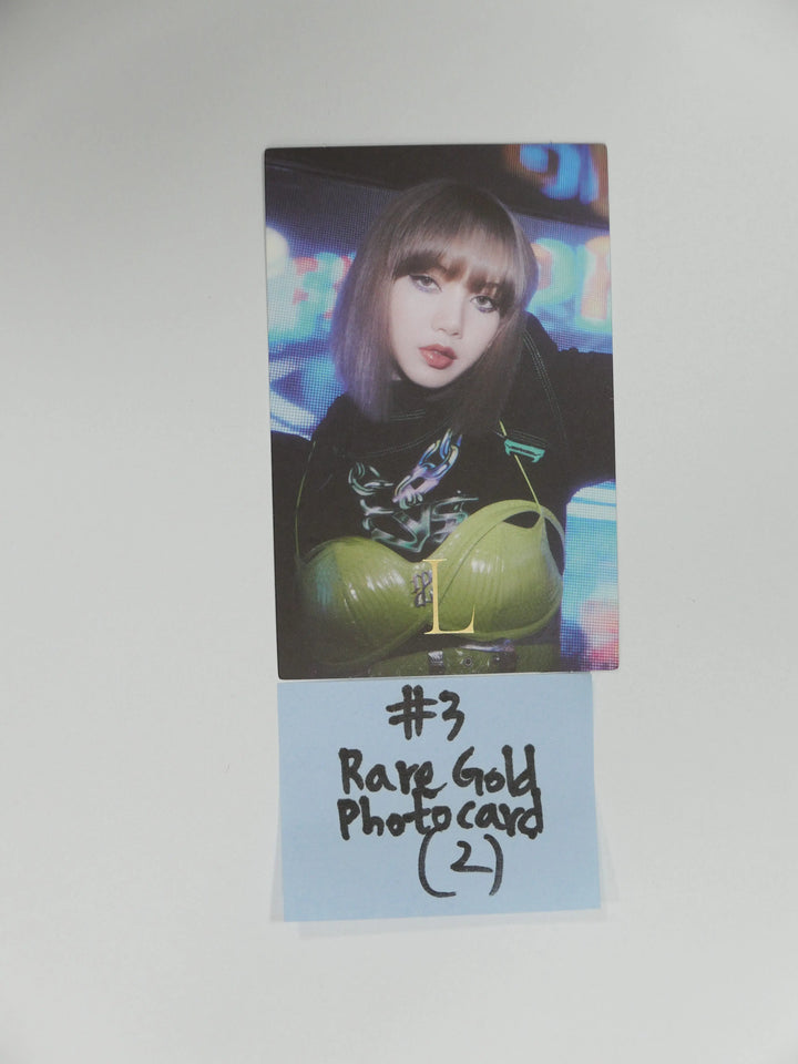 Lisa (of Blackpink) "LALISA" 1st Single - Rare Gold Photocard - HALLYUSUPERSTORE