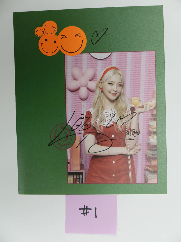 Fromis_9 [ Talk&amp;Talk, 9 Way Ticket ] – A Cut Page From Fansign Event Albums - HALLYUSUPERSTORE