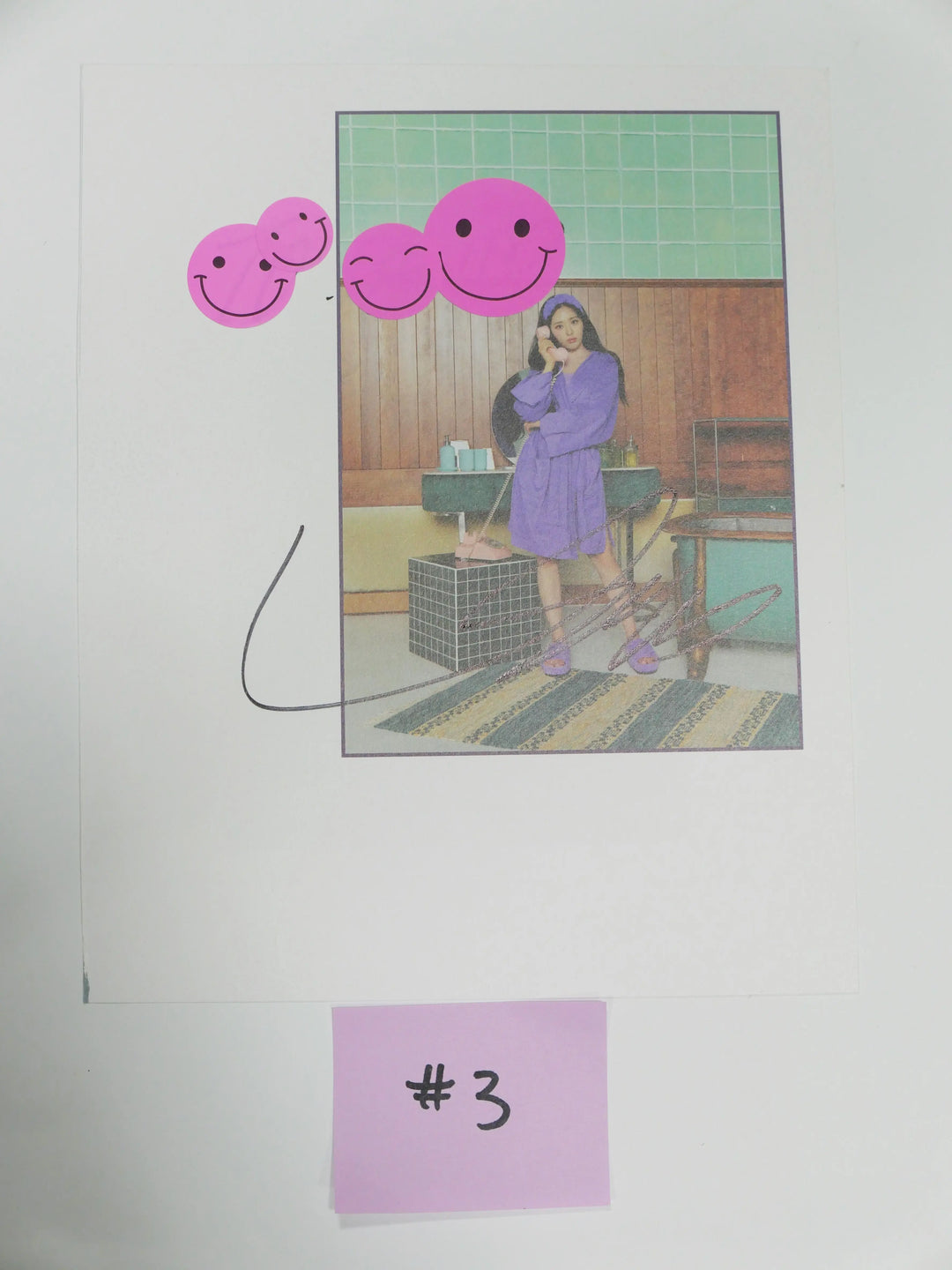 Fromis_9 [ Talk&amp;Talk, 9 Way Ticket ] – A Cut Page From Fansign Event Albums - HALLYUSUPERSTORE