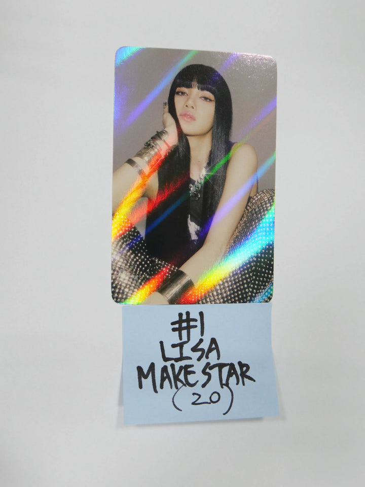 Lisa (of Blackpink) "LALISA" 1st Single - Makestar Fansign Event Hologram Photocard - HALLYUSUPERSTORE