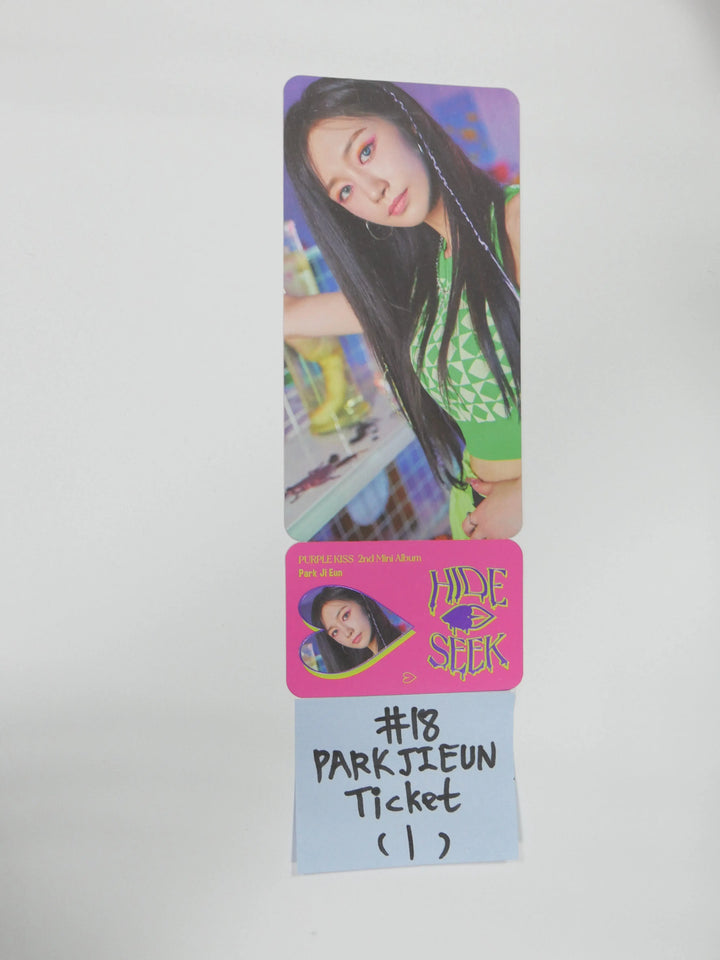 Purple Kiss "Hide &amp; Seek" - Official Photocard [Updated 10/01] - HALLYUSUPERSTORE