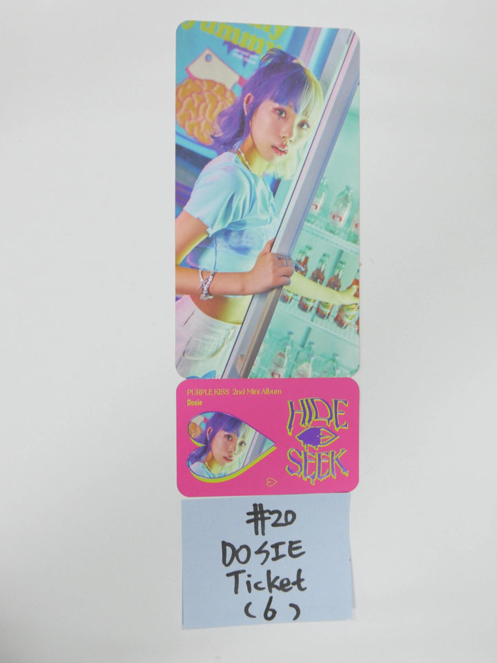 Purple Kiss "Hide &amp; Seek" - Official Photocard [Updated 10/01] - HALLYUSUPERSTORE