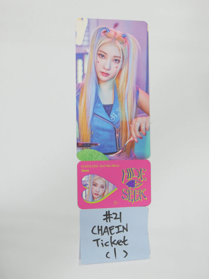 Purple Kiss "Hide &amp; Seek" - Official Photocard [Updated 10/01] - HALLYUSUPERSTORE