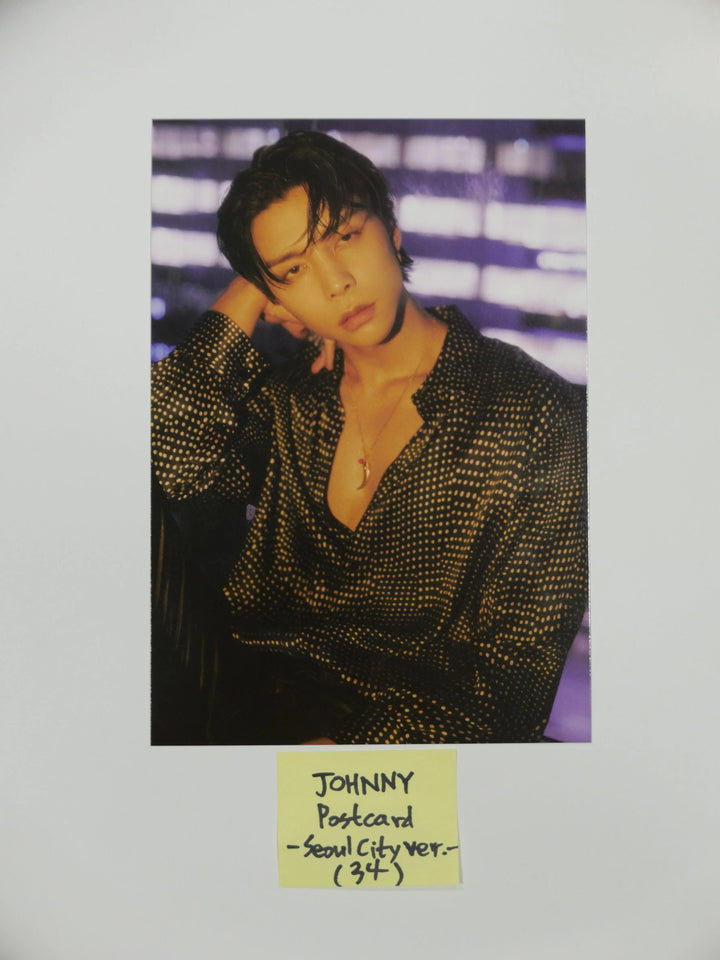 NCT 127 "Sticker" Official Postcard &amp; Sticker (Sticker, Sticky, Seoul City Ver.) - HALLYUSUPERSTORE