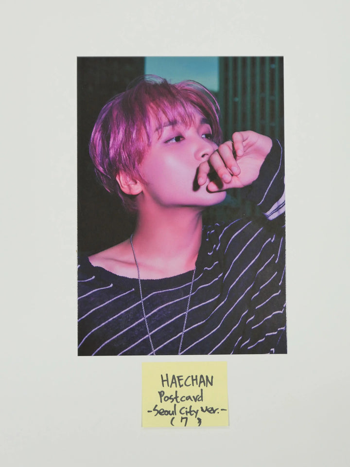 NCT 127 "Sticker" Official Postcard &amp; Sticker (Sticker, Sticky, Seoul City Ver.) - HALLYUSUPERSTORE