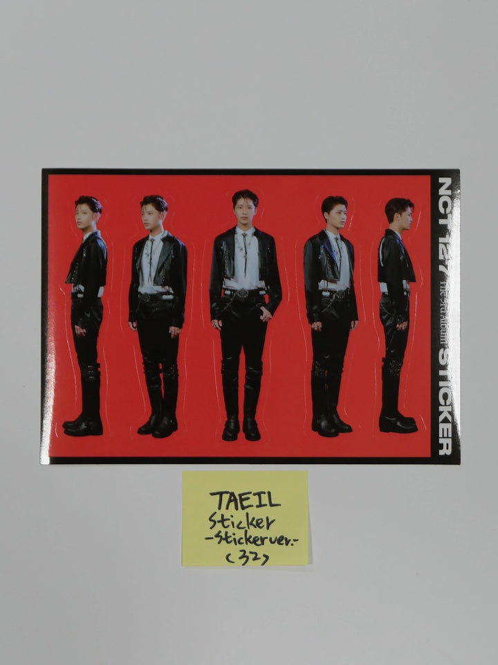 NCT 127 "Sticker" Official Postcard &amp; Sticker (Sticker, Sticky, Seoul City Ver.) - HALLYUSUPERSTORE