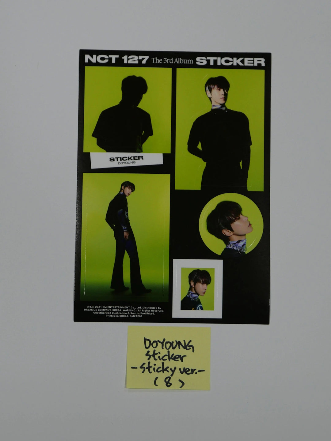 NCT 127 "Sticker" Official Postcard &amp; Sticker (Sticker, Sticky, Seoul City Ver.) - HALLYUSUPERSTORE