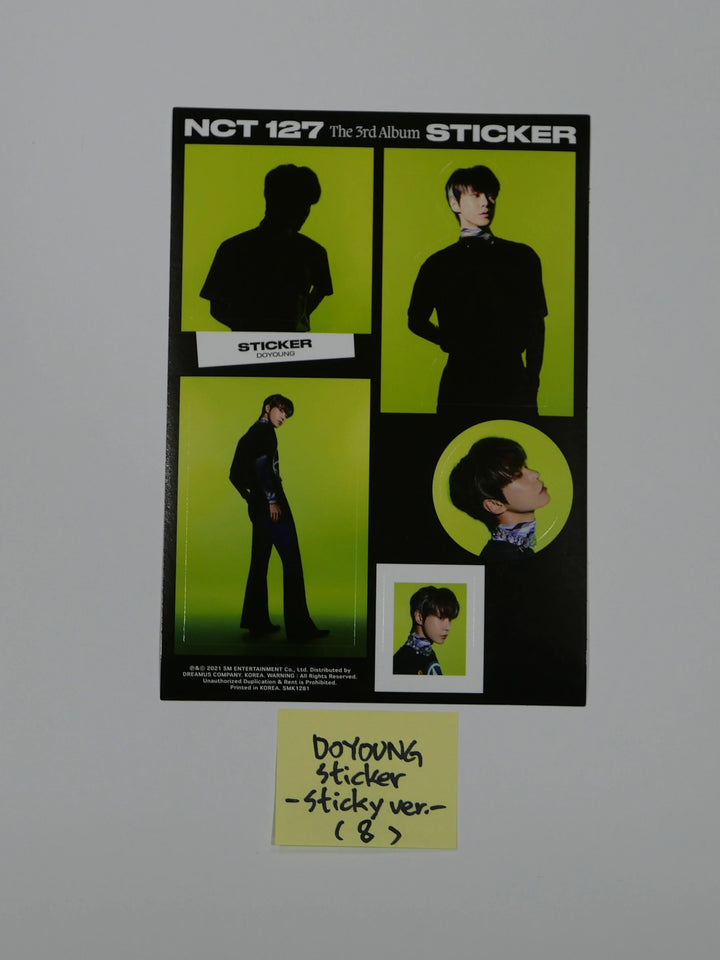 NCT 127 "Sticker" Official Postcard &amp; Sticker (Sticker, Sticky, Seoul City Ver.) - HALLYUSUPERSTORE