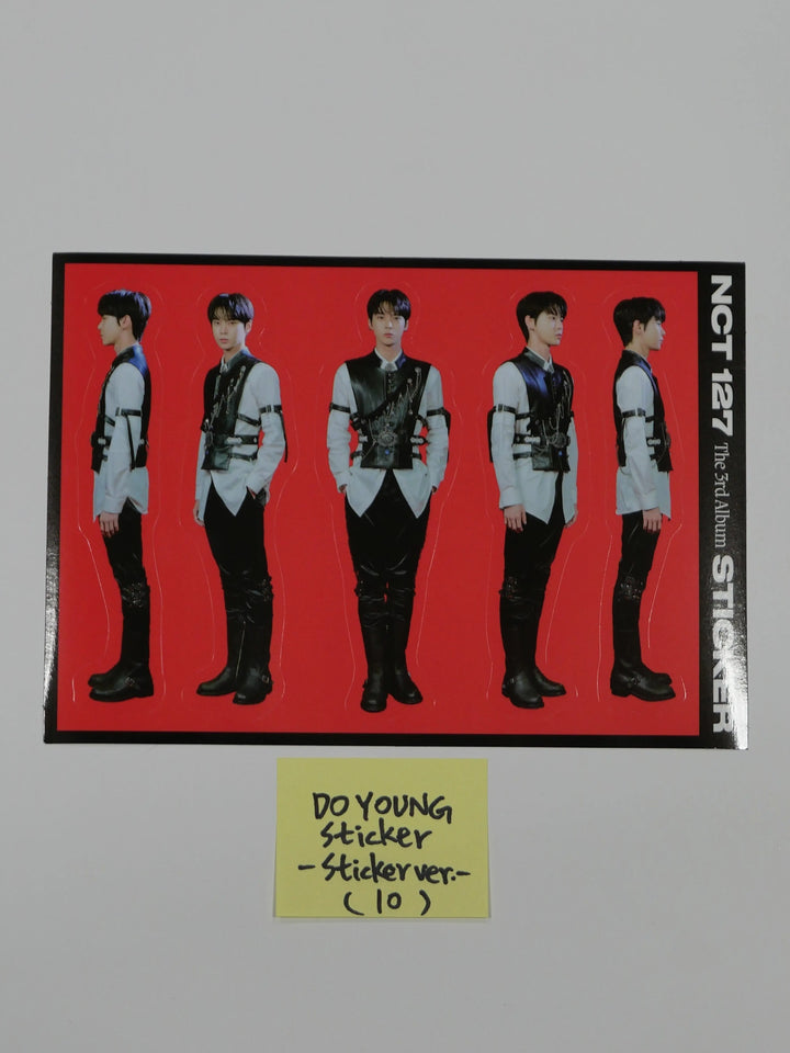NCT 127 "Sticker" Official Postcard &amp; Sticker (Sticker, Sticky, Seoul City Ver.) - HALLYUSUPERSTORE