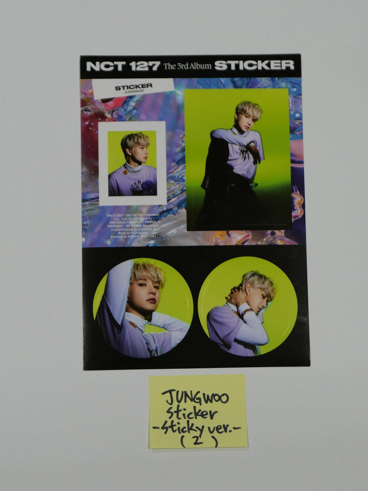 NCT 127 "Sticker" Official Postcard &amp; Sticker (Sticker, Sticky, Seoul City Ver.) - HALLYUSUPERSTORE