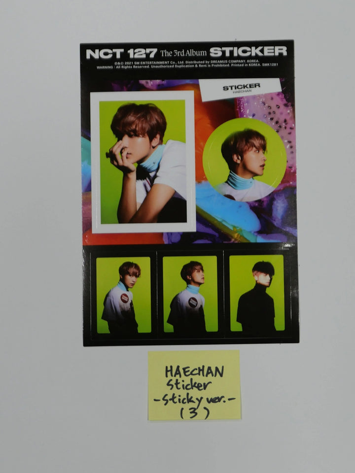 NCT 127 "Sticker" Official Postcard &amp; Sticker (Sticker, Sticky, Seoul City Ver.) - HALLYUSUPERSTORE