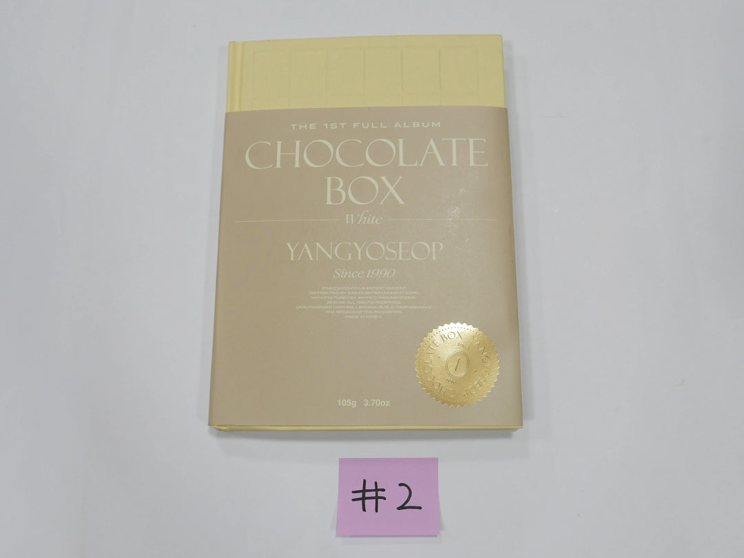 Yang Yo-seop "Chocolate Box" 1st Album - Hand Autographed(Signed) Promo Album - HALLYUSUPERSTORE
