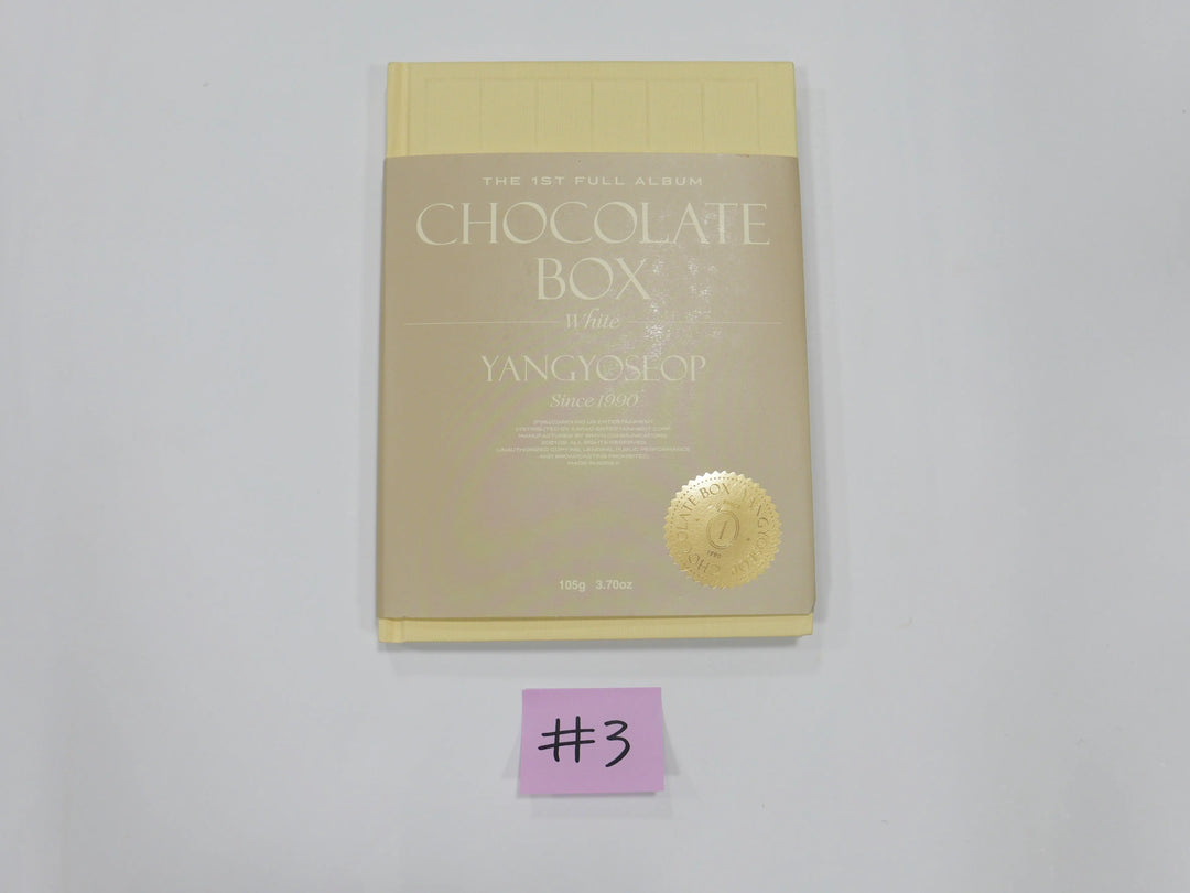 Yang Yo-seop "Chocolate Box" 1st Album - Hand Autographed(Signed) Promo Album - HALLYUSUPERSTORE