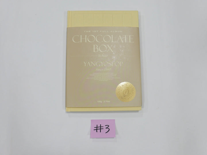 Yang Yo-seop "Chocolate Box" 1st Album - Hand Autographed(Signed) Promo Album - HALLYUSUPERSTORE