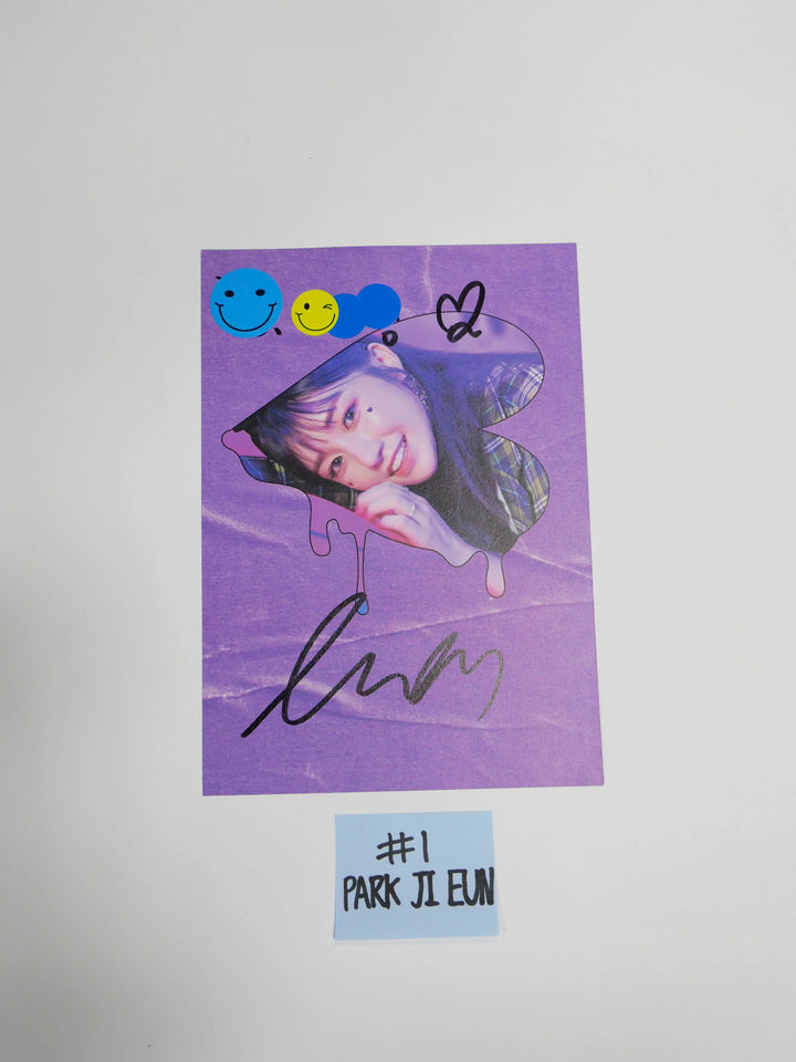 Purple Kiss [ HIDE &amp; SEEK ] – A Cut Page From Fansign Event Albums - HALLYUSUPERSTORE