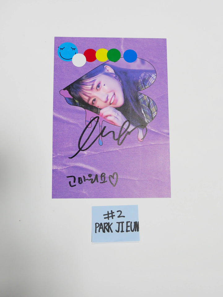 Purple Kiss [ HIDE &amp; SEEK ] – A Cut Page From Fansign Event Albums - HALLYUSUPERSTORE