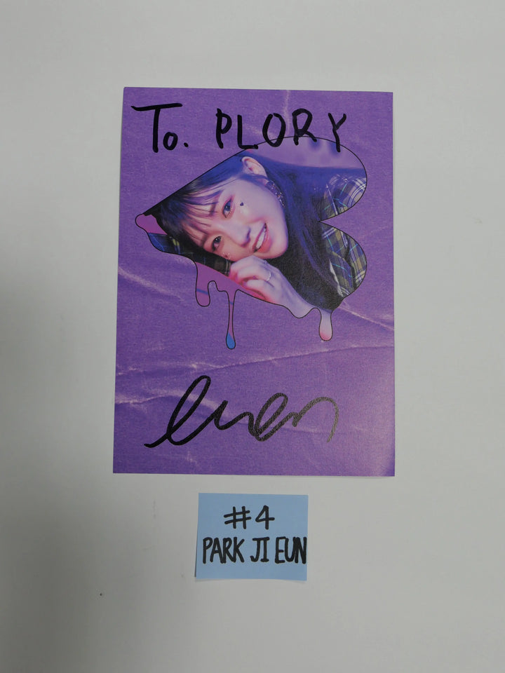 Purple Kiss [ HIDE &amp; SEEK ] – A Cut Page From Fansign Event Albums - HALLYUSUPERSTORE