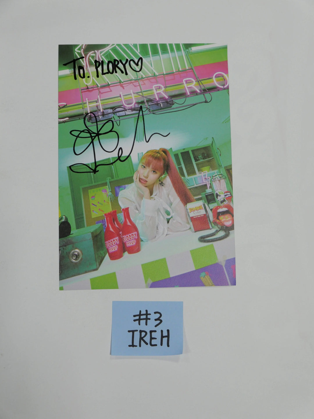 Purple Kiss [ HIDE &amp; SEEK ] – A Cut Page From Fansign Event Albums - HALLYUSUPERSTORE