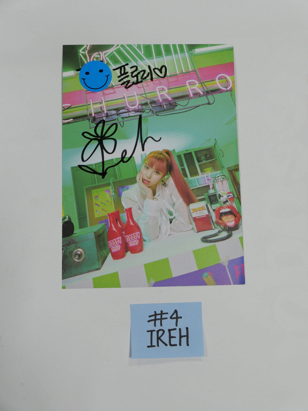 Purple Kiss [ HIDE &amp; SEEK ] – A Cut Page From Fansign Event Albums - HALLYUSUPERSTORE