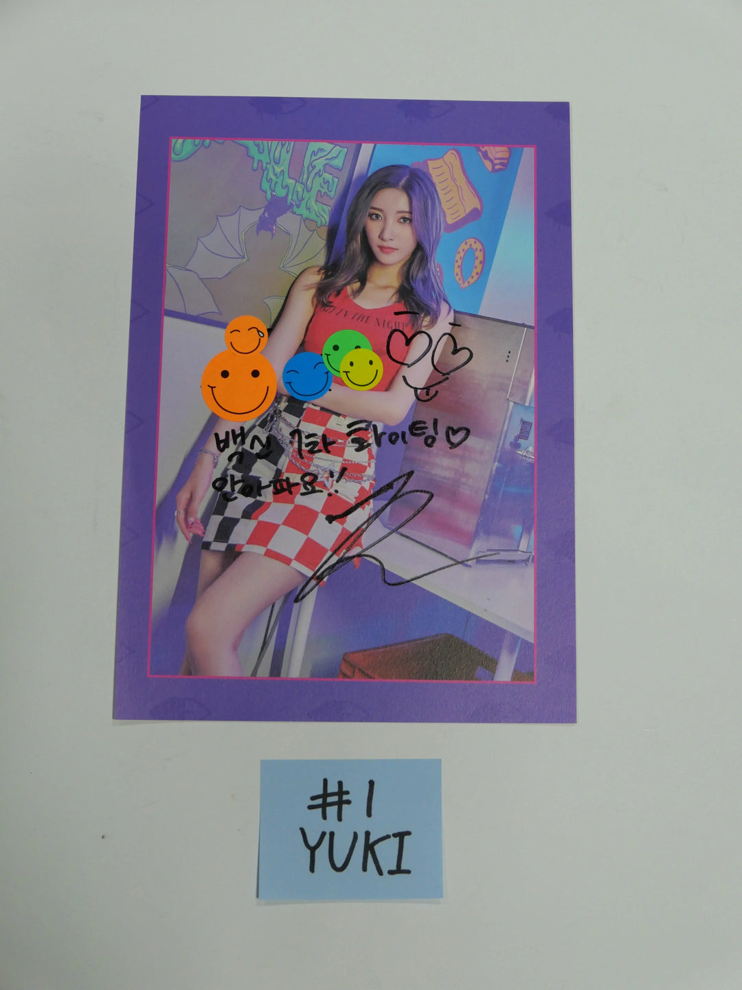 Purple Kiss [ HIDE &amp; SEEK ] – A Cut Page From Fansign Event Albums - HALLYUSUPERSTORE