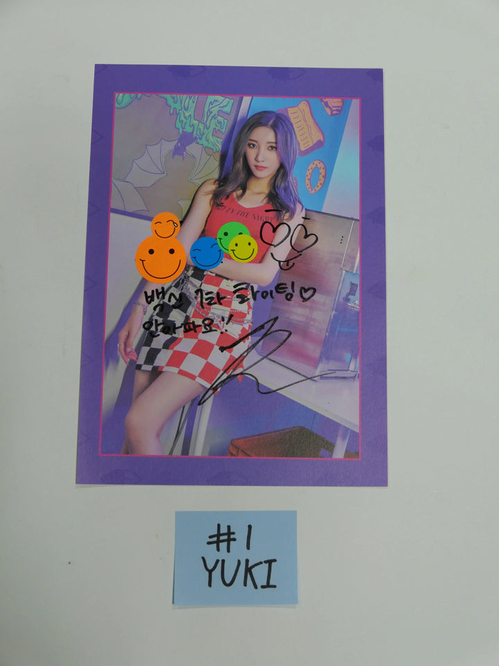 Purple Kiss [ HIDE &amp; SEEK ] – A Cut Page From Fansign Event Albums - HALLYUSUPERSTORE