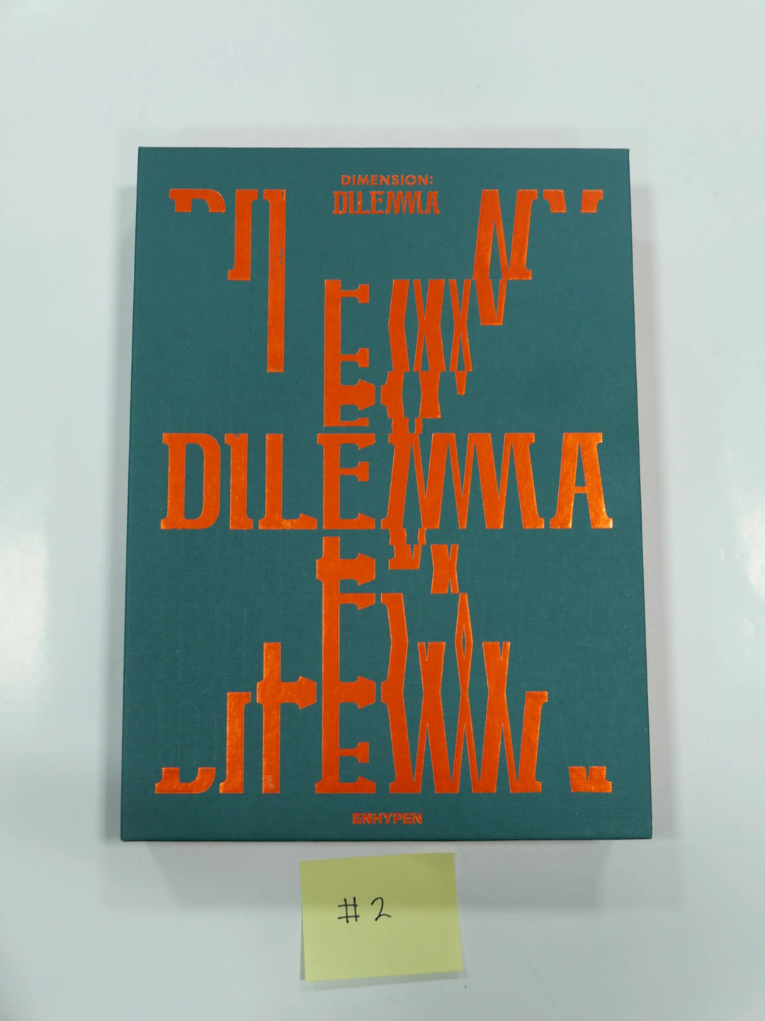 Enhypen "DIMENSION : DILEMMA" - Hand Autographed(Signed) Promo Album - HALLYUSUPERSTORE