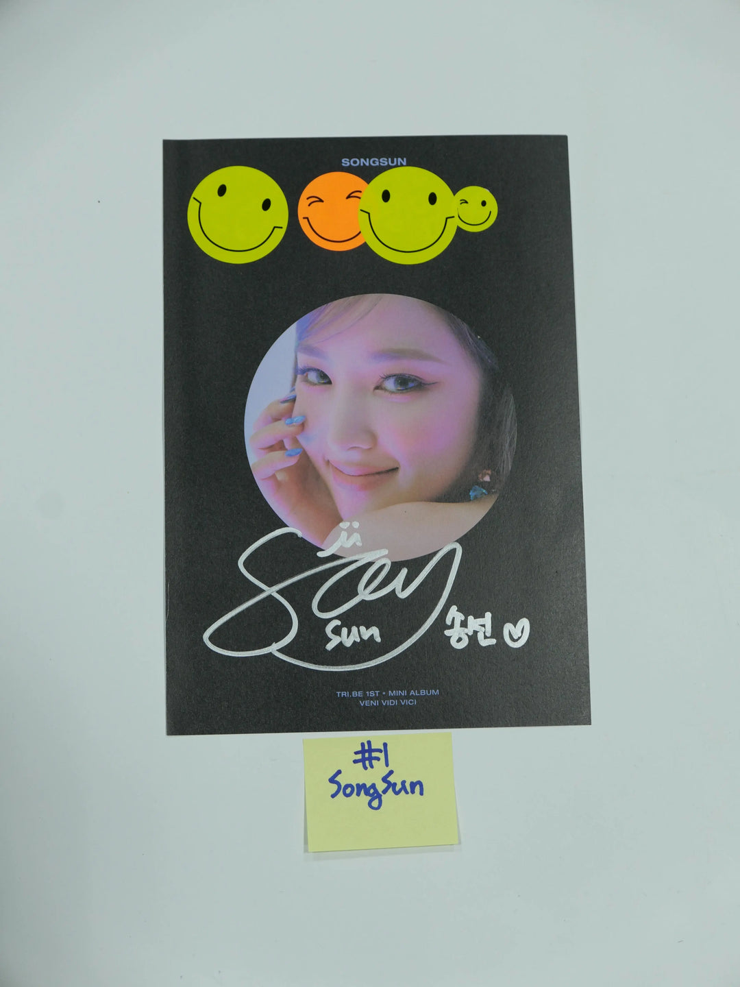 TRI.BE ‘VENI VIDI VICI’ 1st – A Cut Page From Fansign Event Albums - HALLYUSUPERSTORE