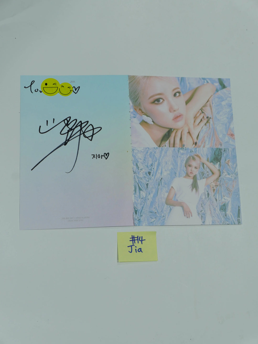 TRI.BE ‘VENI VIDI VICI’ 1st – A Cut Page From Fansign Event Albums - HALLYUSUPERSTORE