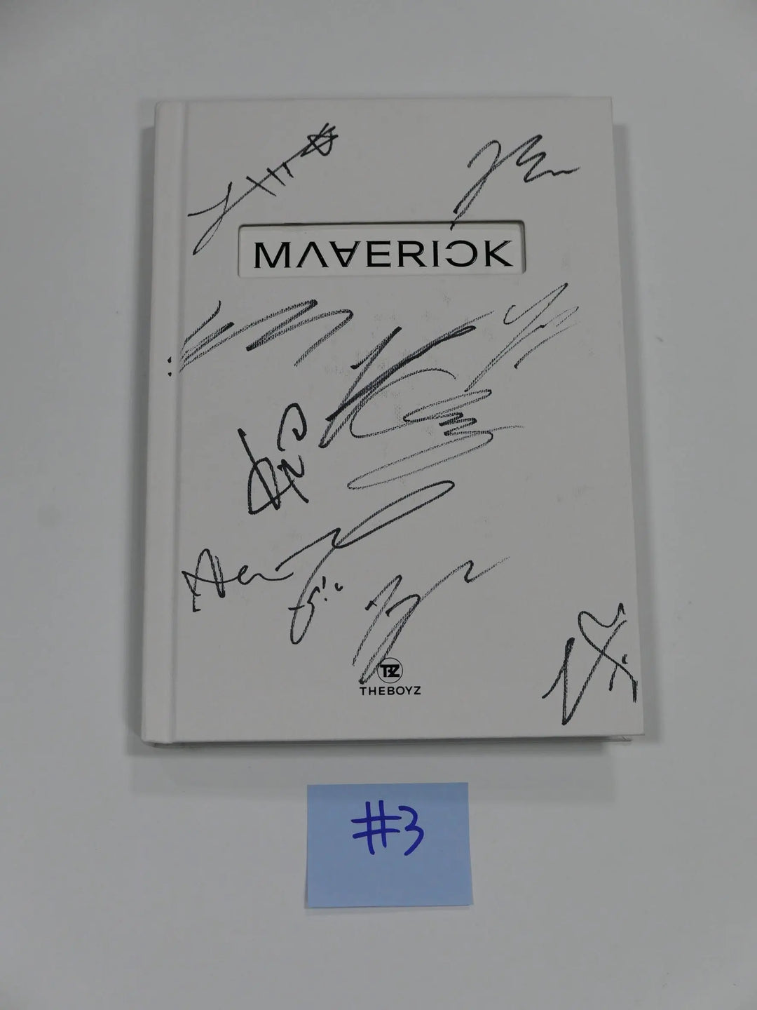 The Boyz "MAVERICK" -  Hand Autographed(Signed) Promo Album - HALLYUSUPERSTORE