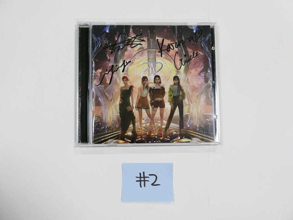 Aespa - Hand Autographed(Signed) Promo Album - HALLYUSUPERSTORE