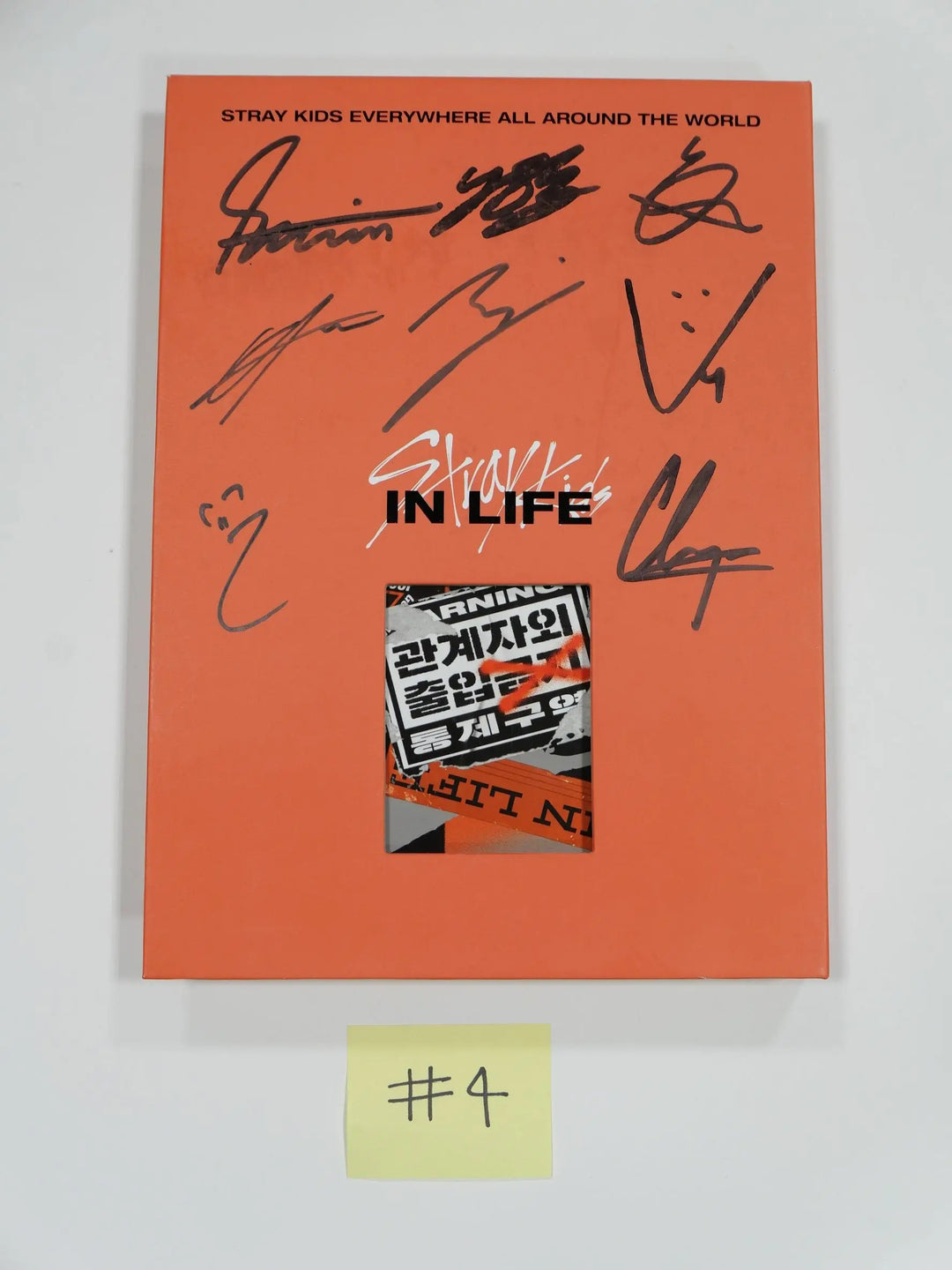 Stray Kids - Hand Autographed (Signed) Promo Album (Hand Commented By Each Member) - HALLYUSUPERSTORE