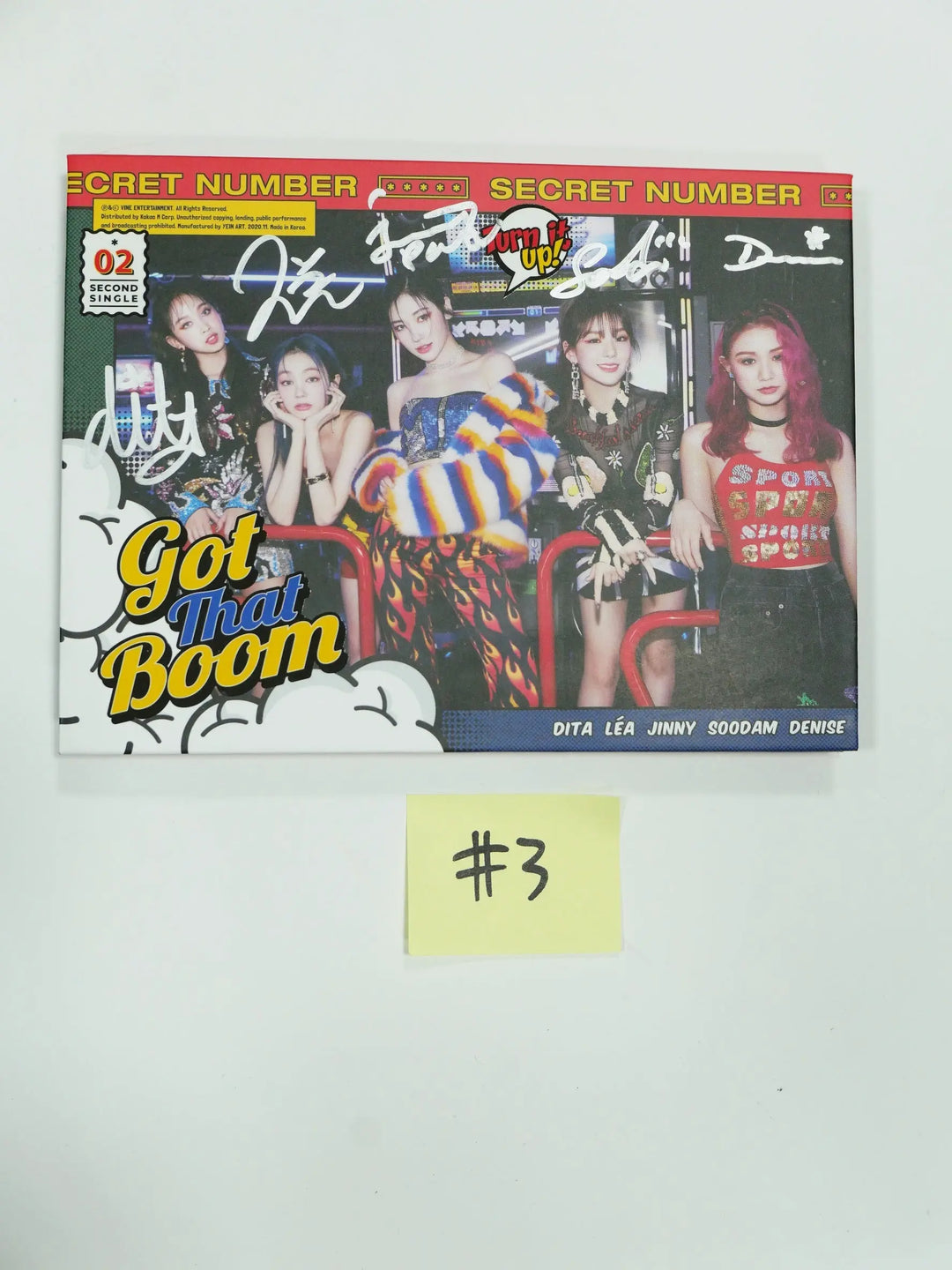 Purple Kiss, Weki Meki, Yubin (Of Wonder Girls) Etc  - Hand Autographed(Signed) Album (OLD) - HALLYUSUPERSTORE