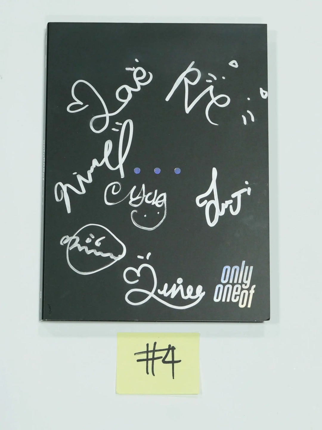 Monsta X, Big Bang,Kang Daniel, Only One Of - Hand Autographed(Signed) Promo Album (OLD) - HALLYUSUPERSTORE