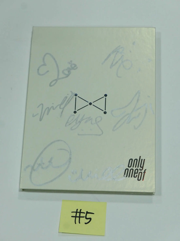 Monsta X, Big Bang,Kang Daniel, Only One Of - Hand Autographed(Signed) Promo Album (OLD) - HALLYUSUPERSTORE
