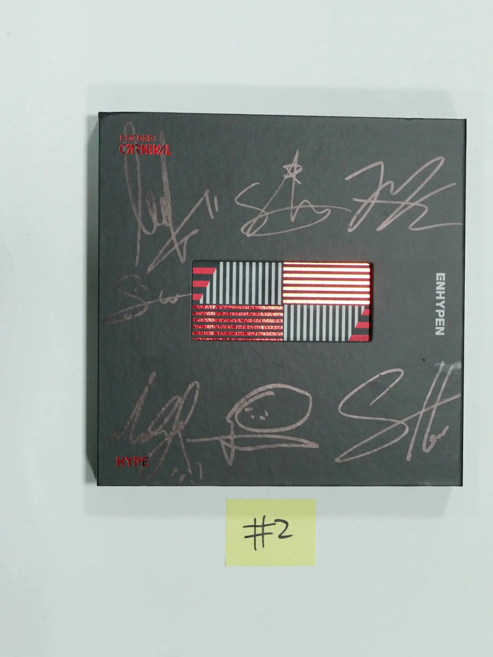 Blackpink, BTS, Enhypen - Hand Autographed(Signed) Promo Album - HALLYUSUPERSTORE