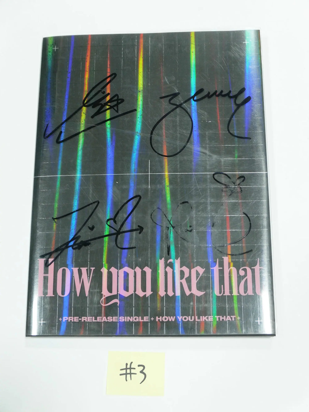 Blackpink, BTS, Enhypen - Hand Autographed(Signed) Promo Album - HALLYUSUPERSTORE