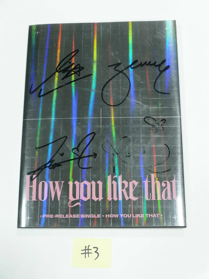Blackpink, BTS, Enhypen - Hand Autographed(Signed) Promo Album - HALLYUSUPERSTORE