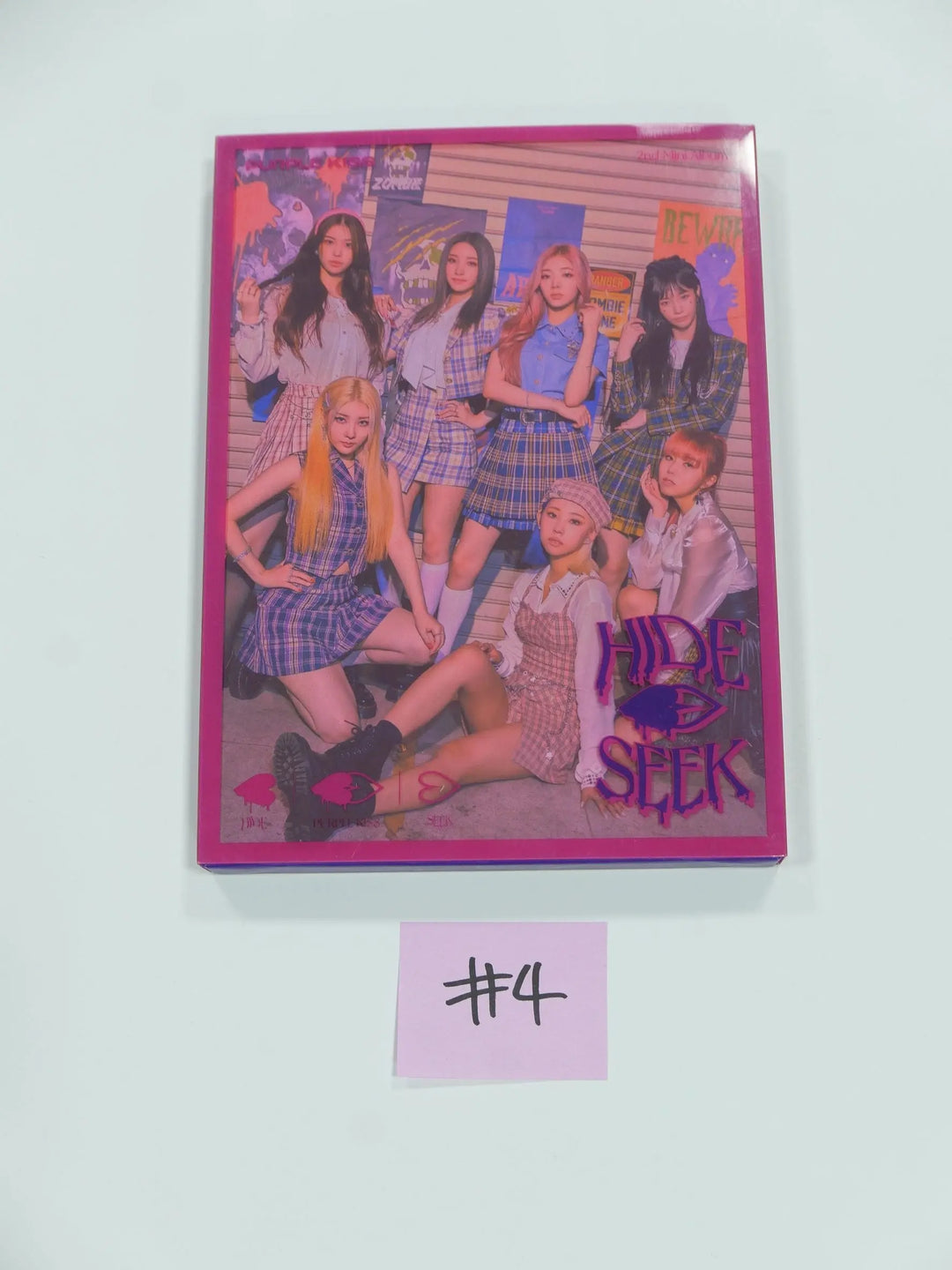 Purple Kiss - Hand Autographed(Signed) Album - HALLYUSUPERSTORE