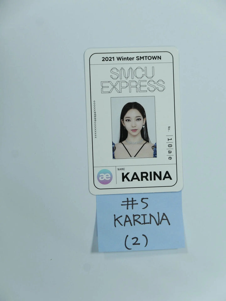 aespa - 2021 Winter Smtown SMCU Express Photocard - HALLYUSUPERSTORE