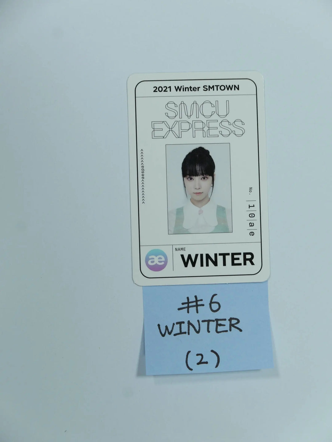 aespa - 2021 Winter Smtown SMCU Express Photocard - HALLYUSUPERSTORE