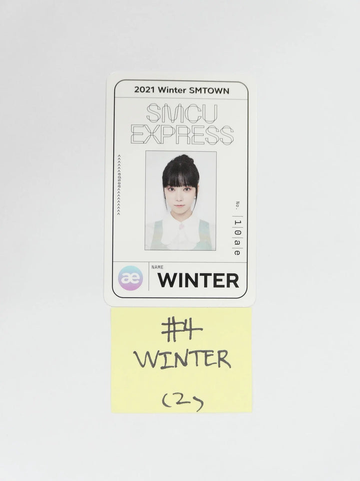 aespa - 2021 Winter Smtown SMCU Express Photocard - HALLYUSUPERSTORE
