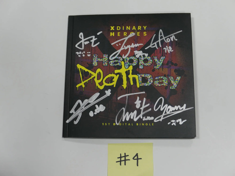 Xdinary Heroes "Happy Death Day" - Hand Autographed(Signed) Promo Album - HALLYUSUPERSTORE
