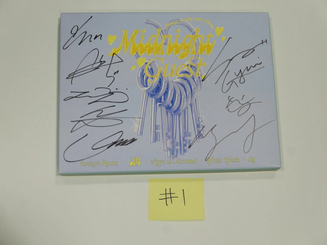Fromis_9 "Midnight Guest" - Hand Autographed(Signed) Promo Album - HALLYUSUPERSTORE