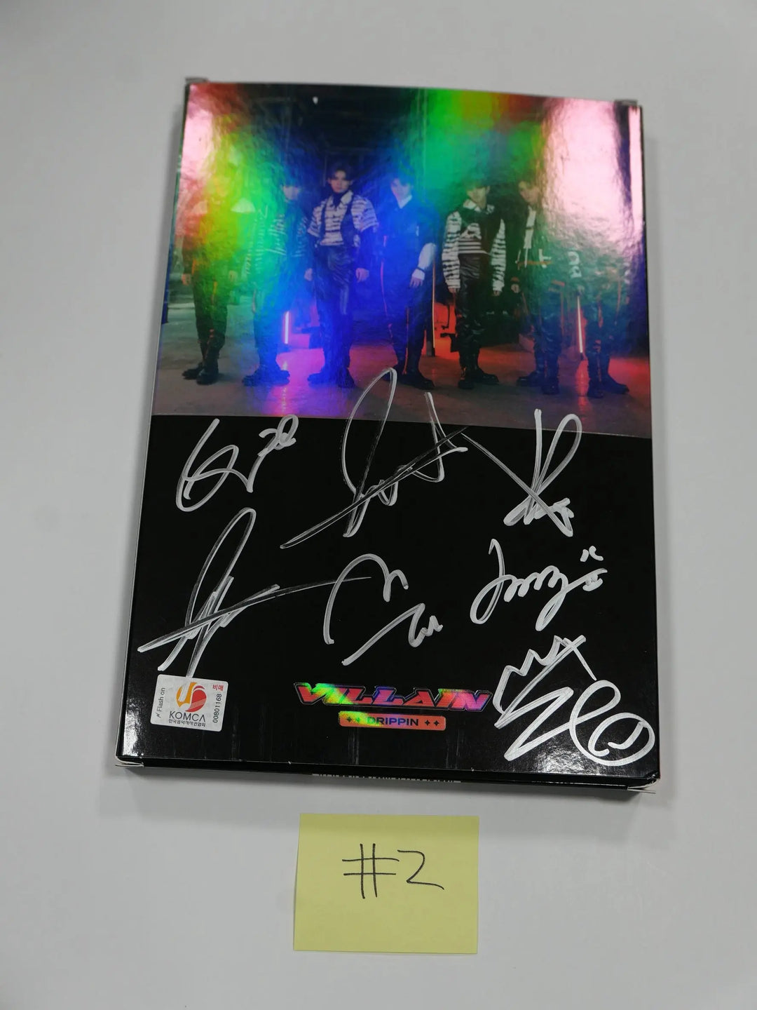 DRIPPIN "VILLAIN" - Hand Autographed(Signed) Promo Album - HALLYUSUPERSTORE