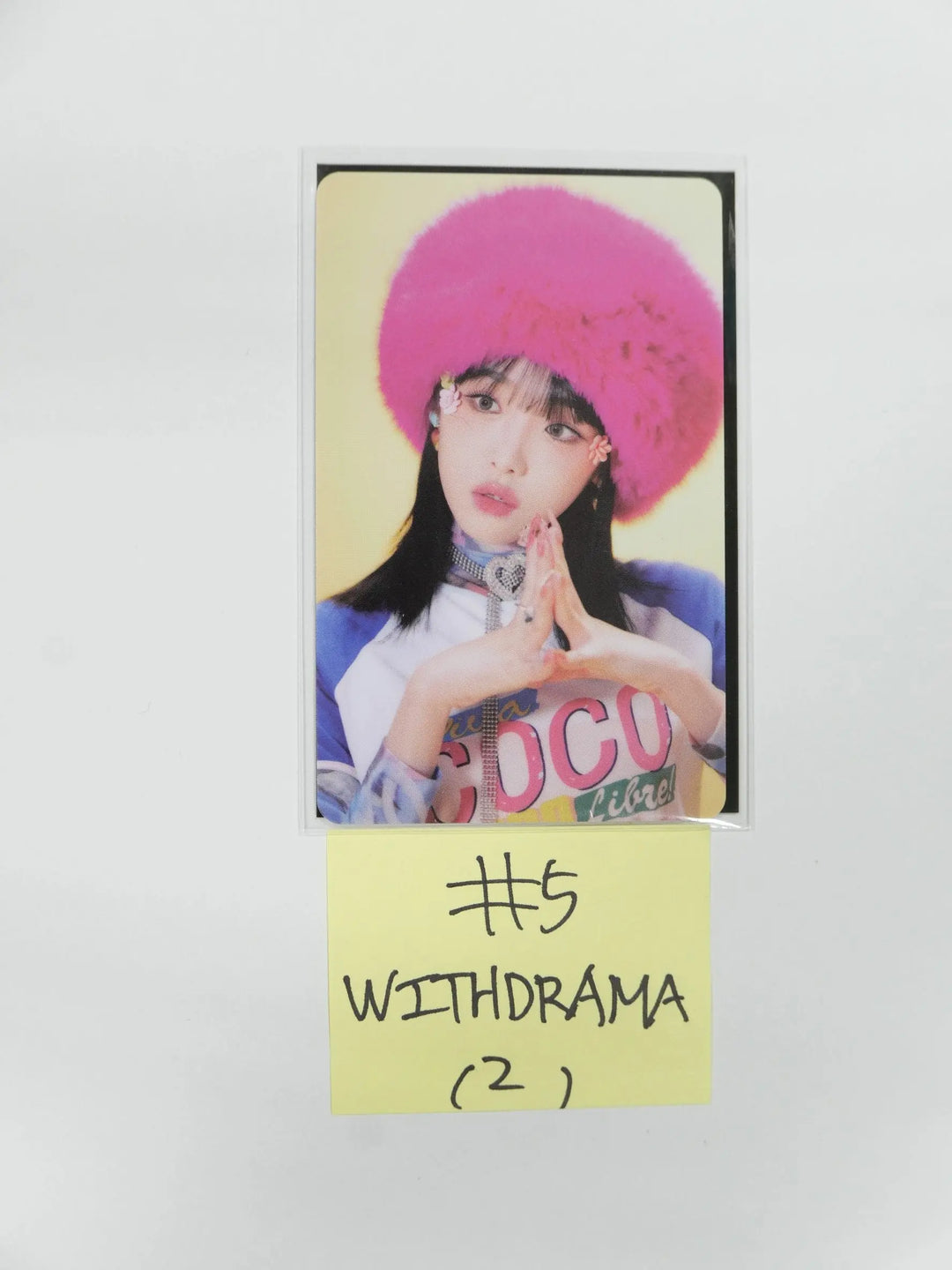 YENA "ˣ‿ˣ (SMiLEY)" - Withdrama Luckydraw Plastic PVC Photocard - HALLYUSUPERSTORE