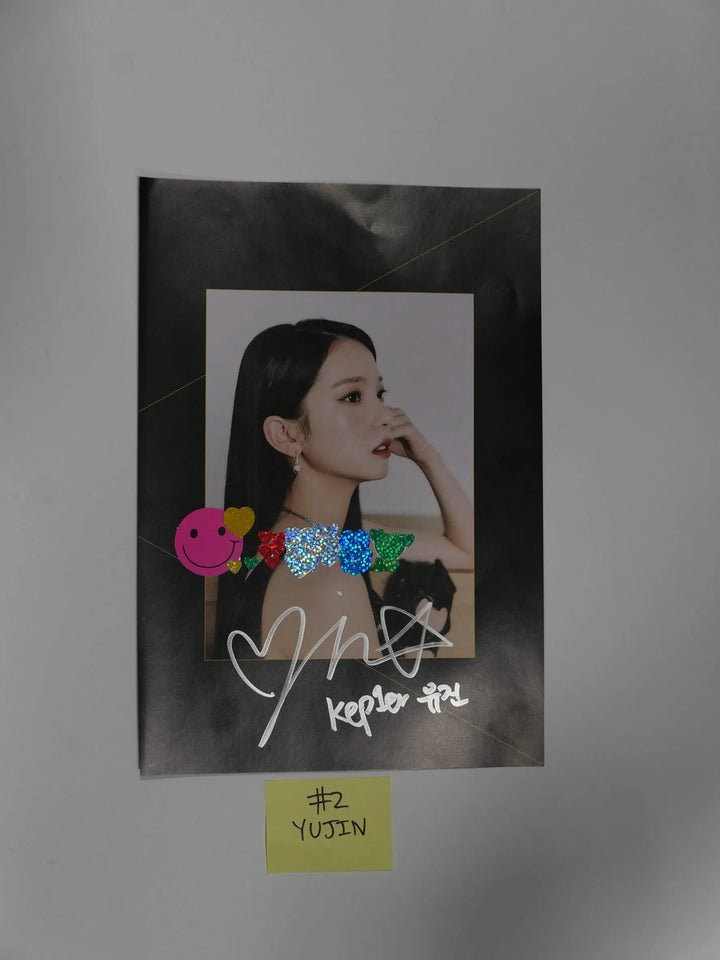 Kep1er "First Impact" 1st - A Cut Page From Fansign Event Album [YUJIN, XIAOTING, MASHIRO] - HALLYUSUPERSTORE
