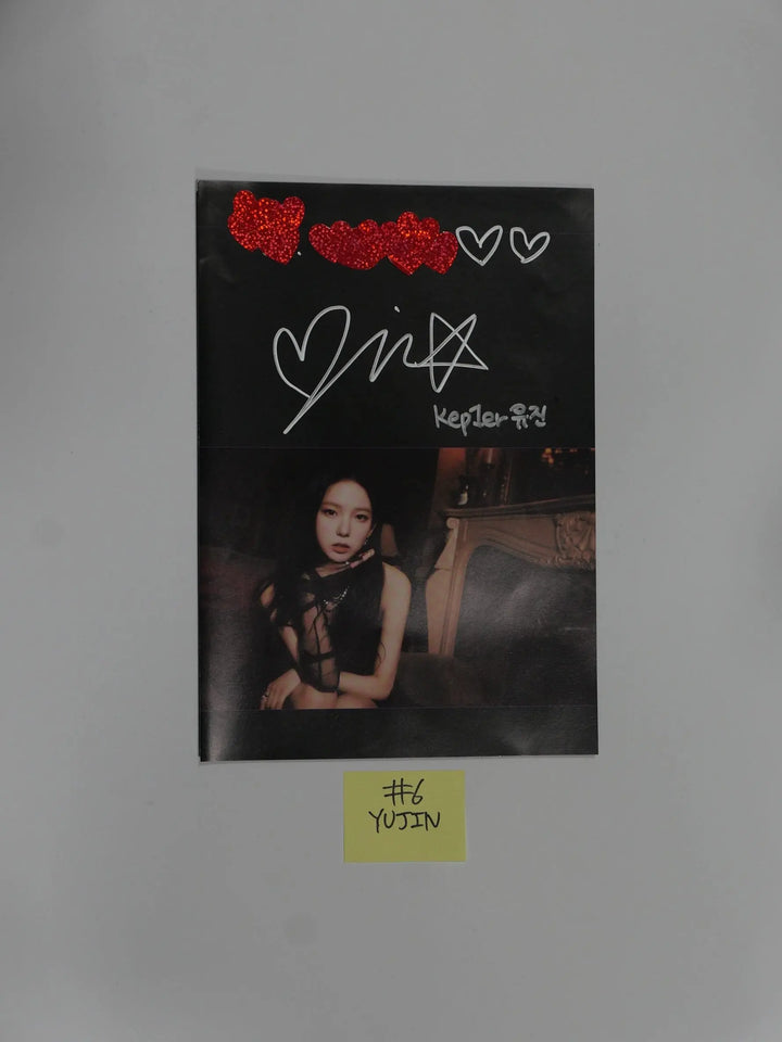 Kep1er "First Impact" 1st - A Cut Page From Fansign Event Album [YUJIN, XIAOTING, MASHIRO] - HALLYUSUPERSTORE