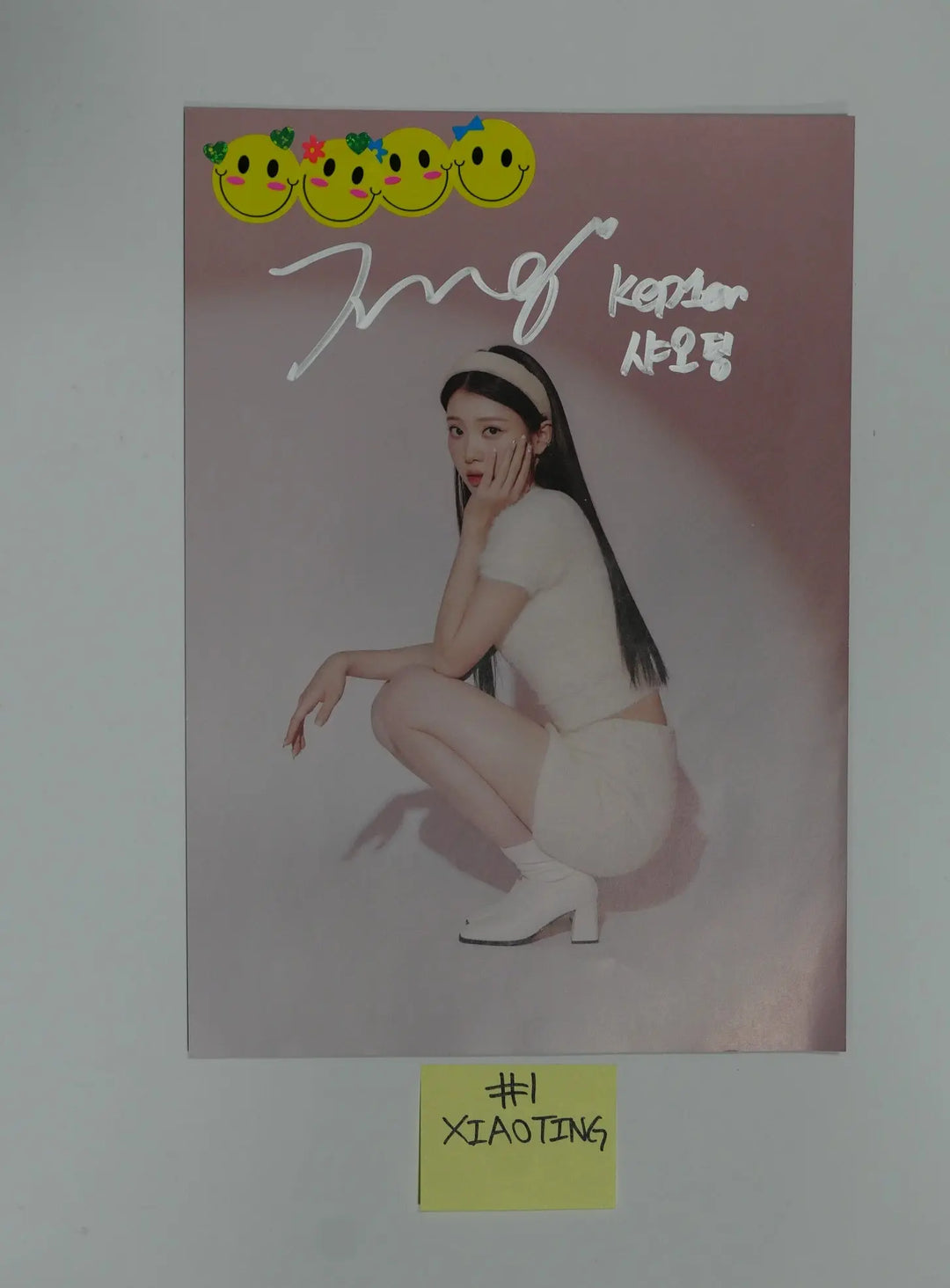 Kep1er "First Impact" 1st - A Cut Page From Fansign Event Album [YUJIN, XIAOTING, MASHIRO] - HALLYUSUPERSTORE