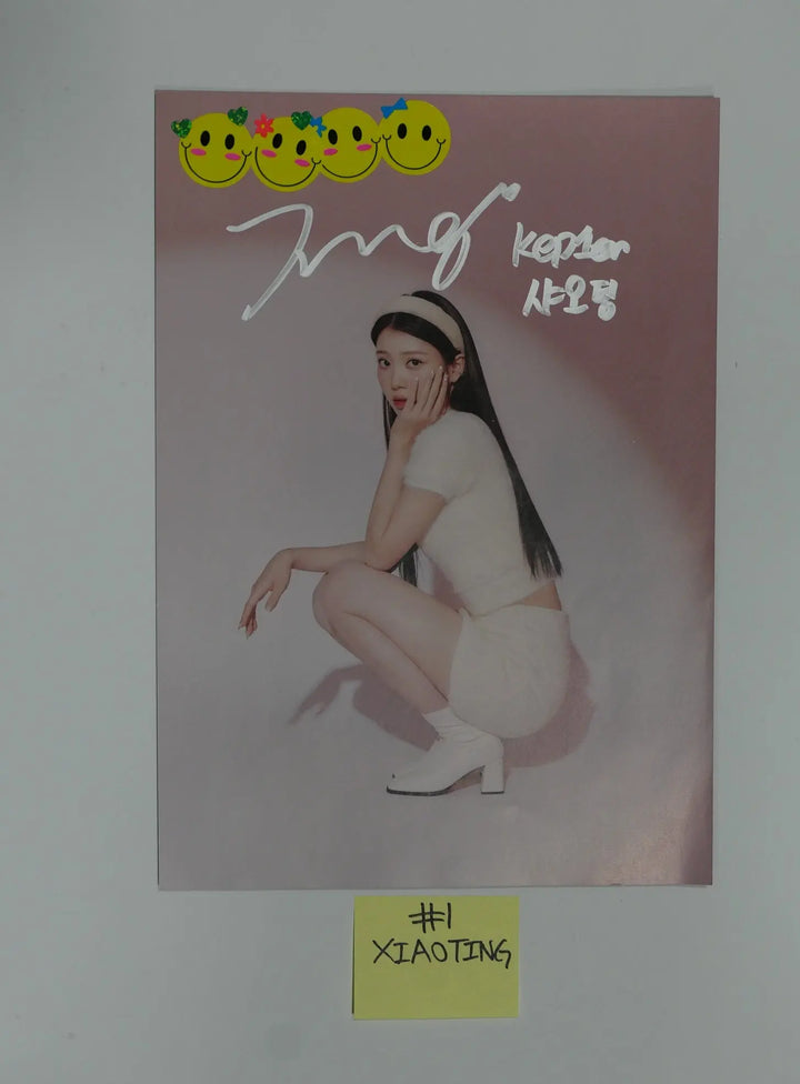 Kep1er "First Impact" 1st - A Cut Page From Fansign Event Album [YUJIN, XIAOTING, MASHIRO] - HALLYUSUPERSTORE