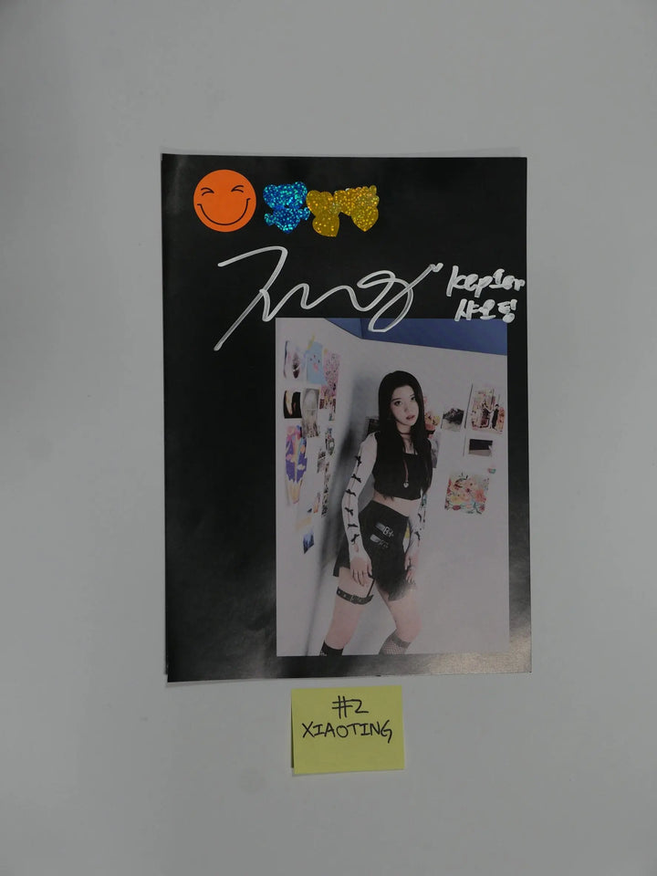 Kep1er "First Impact" 1st - A Cut Page From Fansign Event Album [YUJIN, XIAOTING, MASHIRO] - HALLYUSUPERSTORE